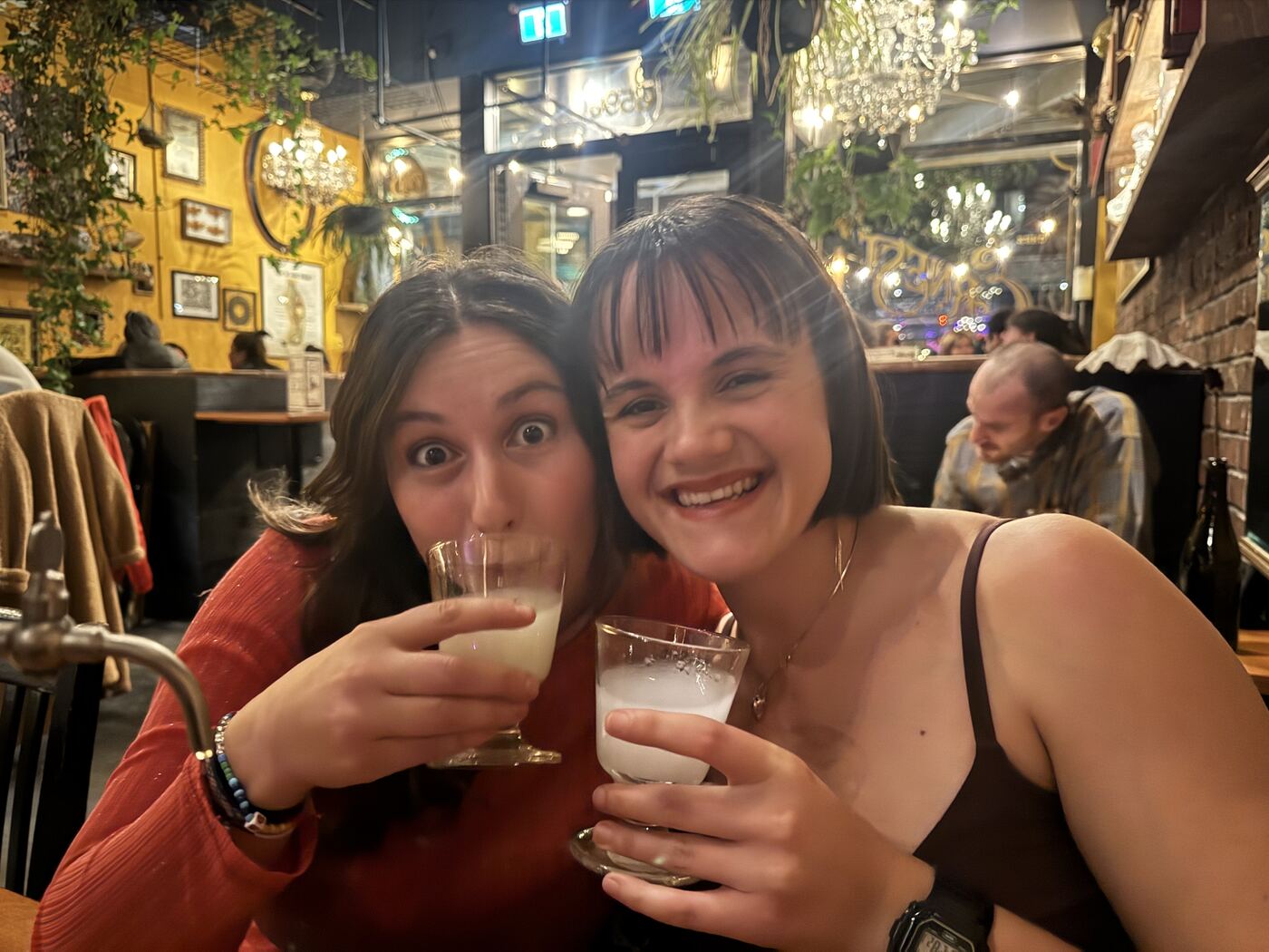 Eliza and Adelle Drinking Absenth