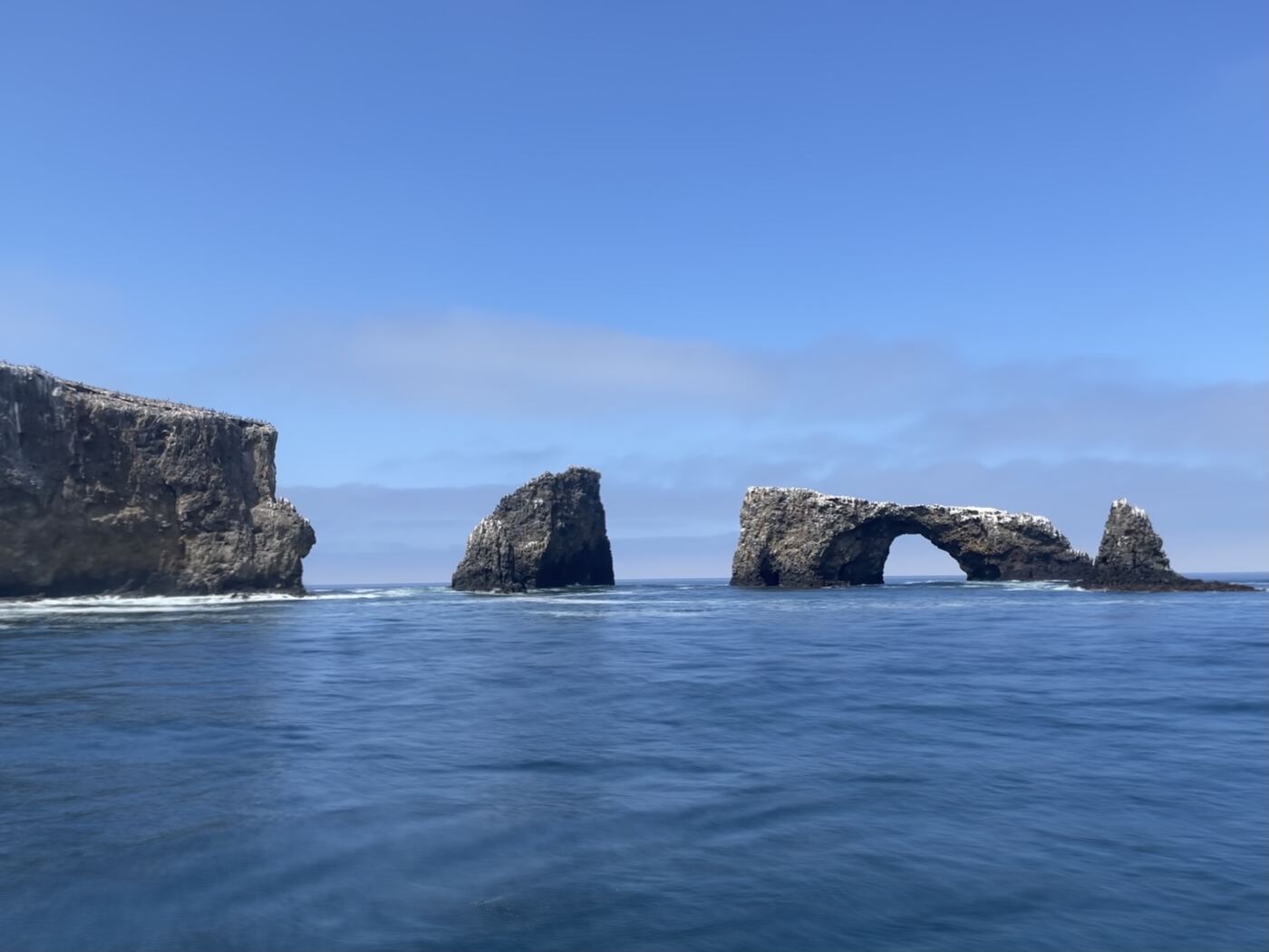 We took a boat out here, and I was blown away.