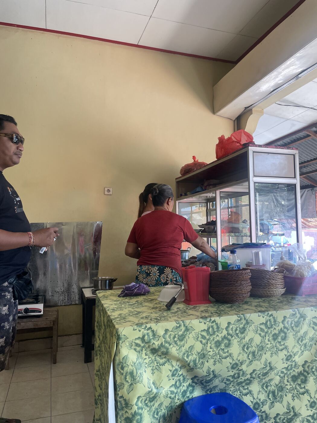 I was alone here and by driver asked if i was hungry and took me here. Best food of the trip. Pickled pork or something. I had to take a pic, and I am kinda embarrassed by it now.